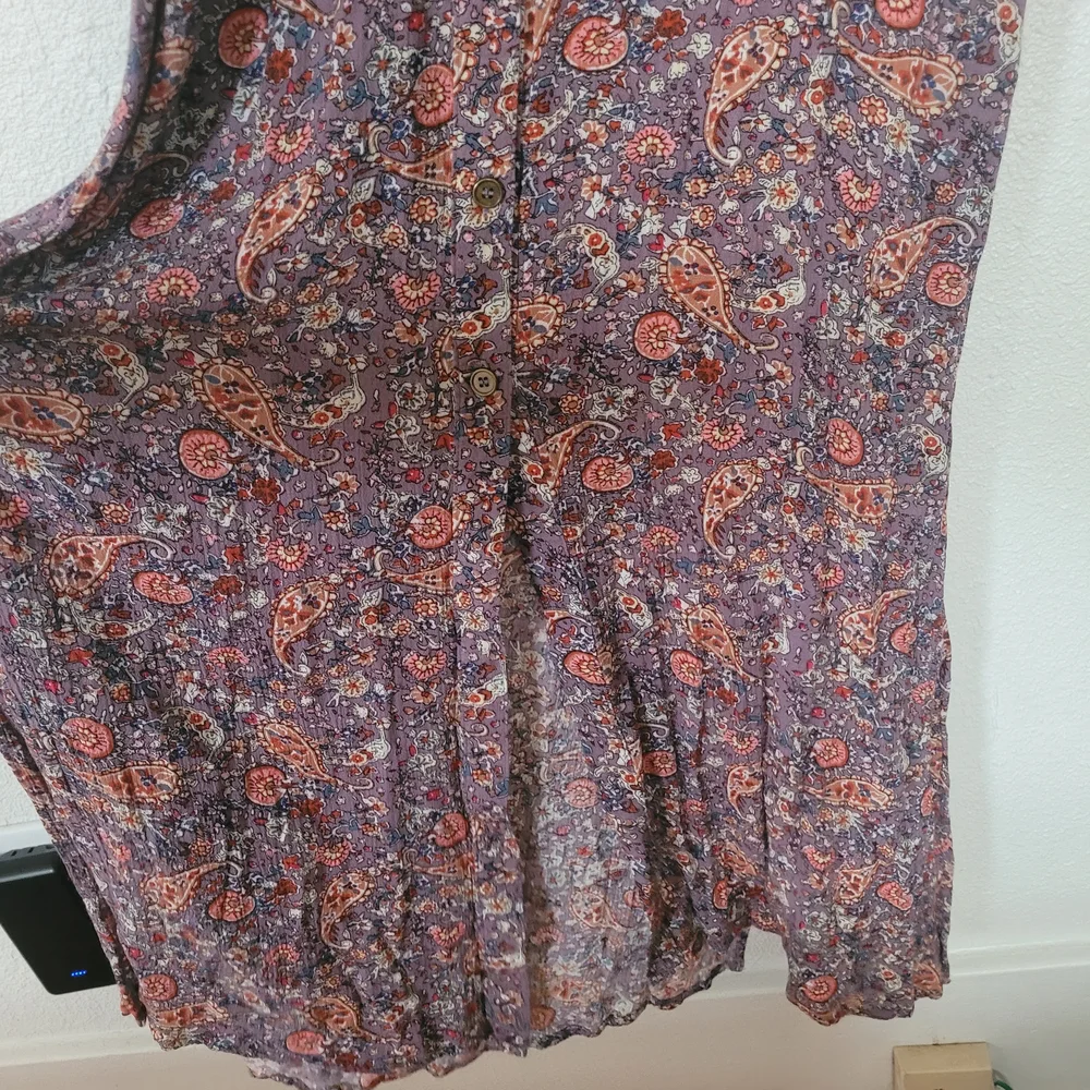 NATURAL LIFE Multicolor Floral Long Sleeve Dress - Picture 6 of 7